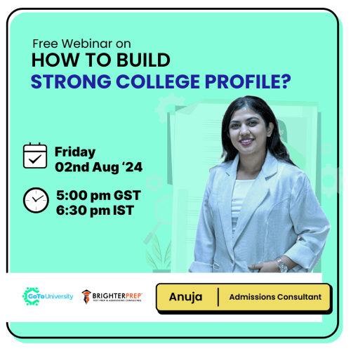 How to build a strong college profile