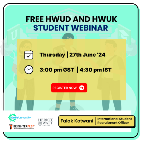 Student Info Session with Heriot Watt University 