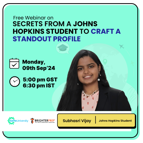 Secrets From a Johns Hopkins Student to Craft A Standout Profile