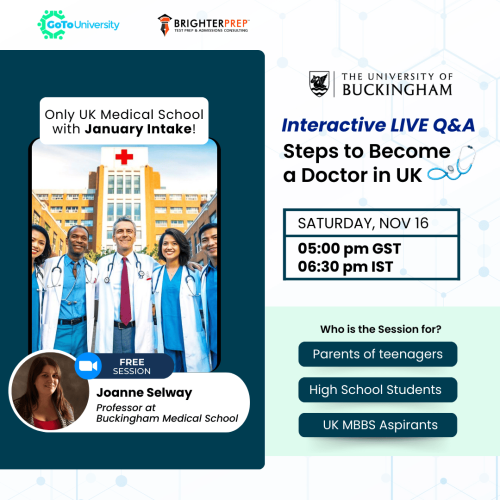Interactive Live Q&A Steps to Become a Doctor in UK