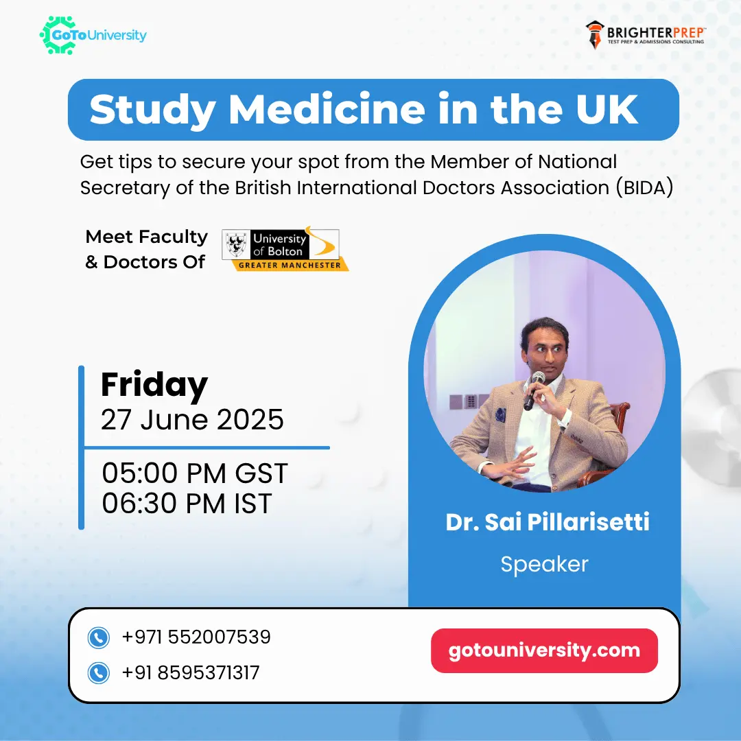 Study Medicine in the UK Meet Faculty and Doctors Of University of Bolton