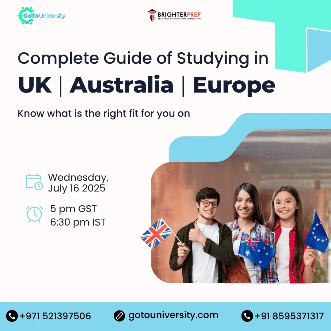 Study in the UK, Australia and Europe