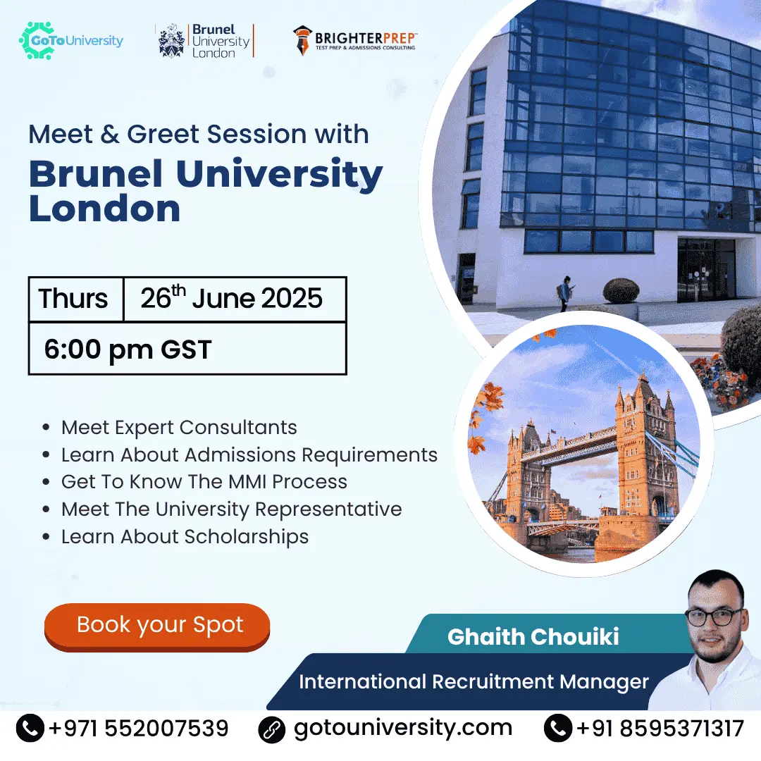 Meet and Greet Session with Brunel University London