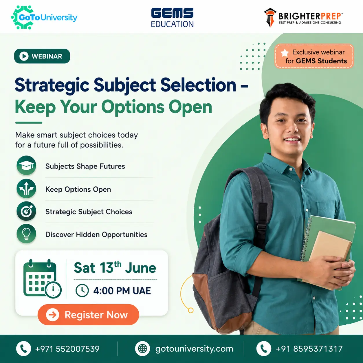 Strategic Subject Selection – Keep Your Options Open